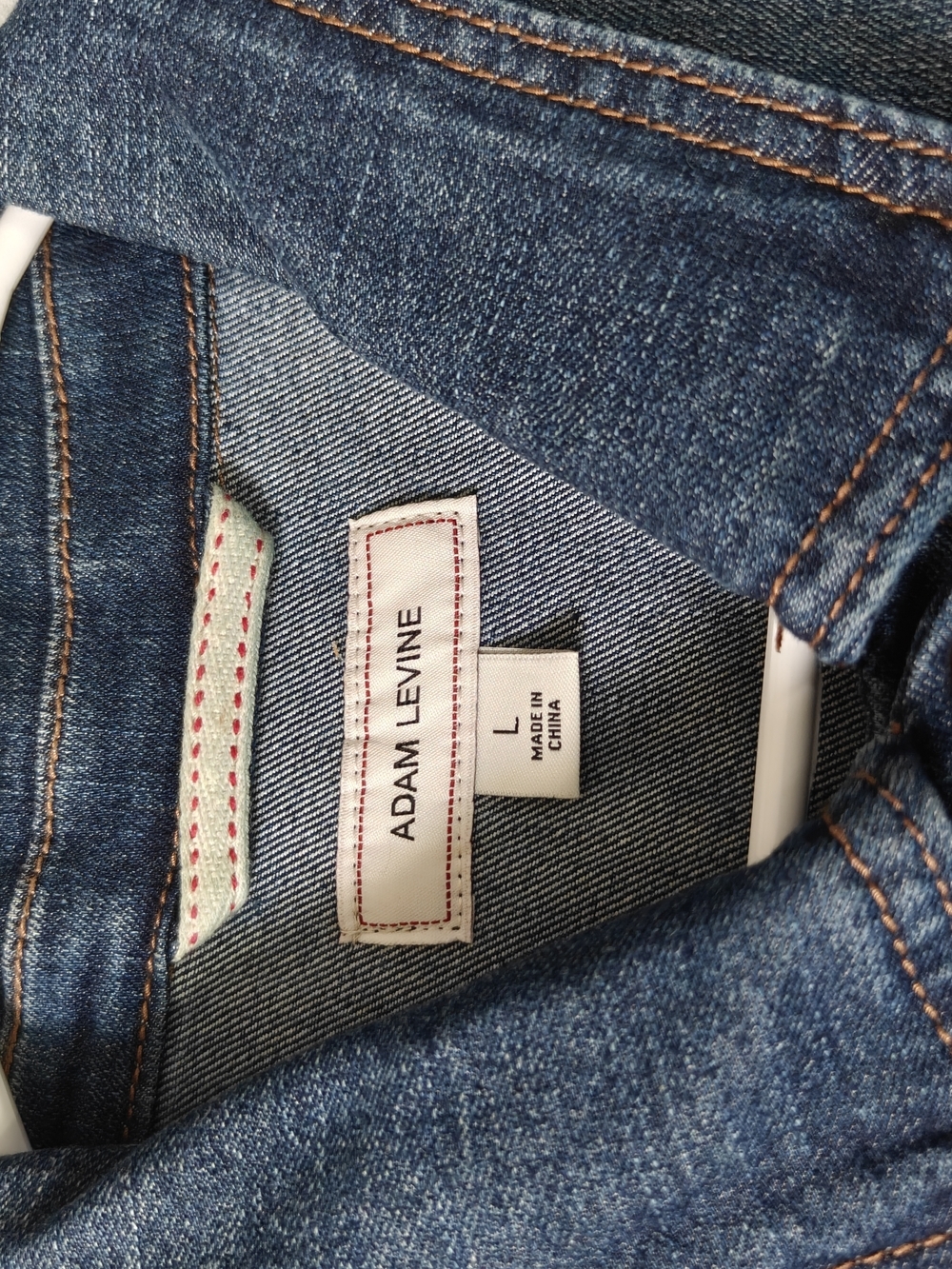 Classic Dark Blue Denim Jacket Women's Size Large - Picture 5 of 9